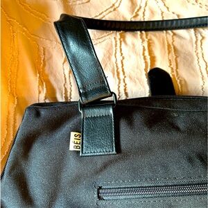 Beis weekender bag. Black overnight bag. Work bag. Perfect condition.